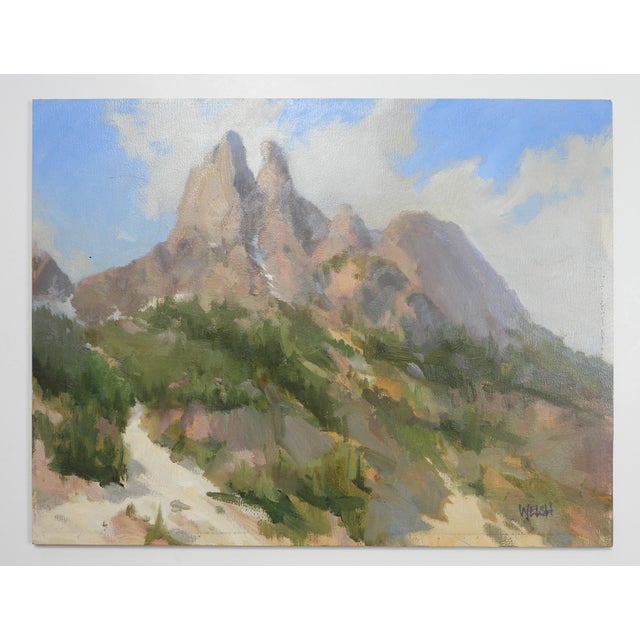 Contemporary Desert Mountain Landscape Painting For Sale In Seattle - Image 6 of 7