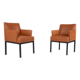 Mid-Century Armchairs Mod 56 by Jules Wabbes for Mobilier Universel, 1960, Set of 2 For Sale