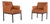 Mid-Century Armchairs Mod 56 by Jules Wabbes for Mobilier Universel, 1960, Set of 2 For Sale