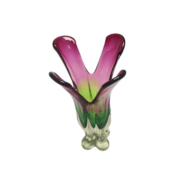 Vase by J. Hospodka for Chribska Glassworks, Former Czechoslovakia, 1960s For Sale - Image 18 of 18
