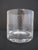 Transparent Tiffany & Co Crystal Diamond Criss Cross Double Old Fashioned Low Ball Glass Set For Sale - Image 8 of 8