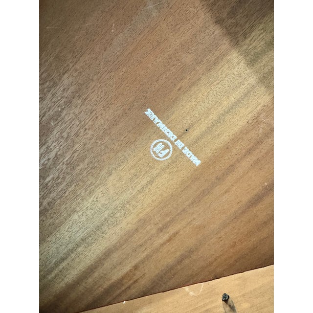 Brown 1950s Hans Wegner Dining Set and Chairs for Fritz Hansen, Circa 1950s, Set of 6 For Sale - Image 8 of 8