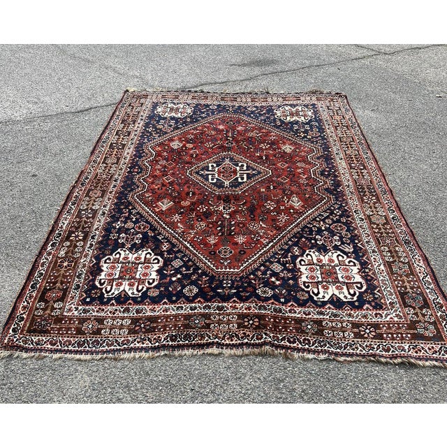 Rug, 256 X 170 Cm. It's a used item so may have signs of use and wear, some of the tassel thread is loose, some wear to a...