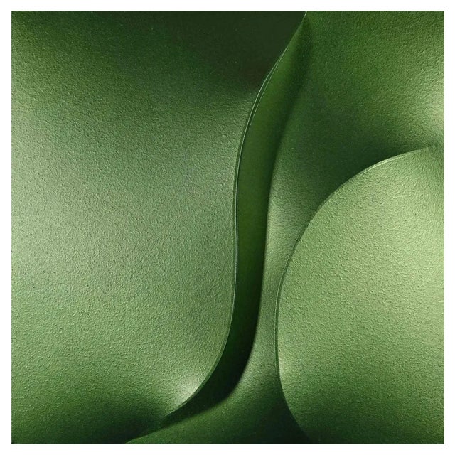 Giuseppe Amodio, Brou, Green, Acrylic on Canvas, 2010s For Sale