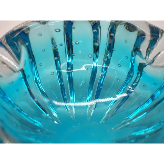 Vintage Handblown Murano Glass Ashtray, Italy, 1960s For Sale - Image 6 of 10