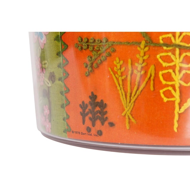 Mid Century Floral Ice Bucket For Sale - Image 4 of 9