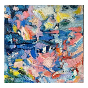 "A New Season" Original Contemporary Abstract Expressionist Oil Painting by Monica Shulman