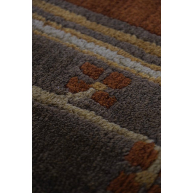 Masterloom Approx. 9x13 Hand Crafted Wool Rug For Sale - Image 9 of 13