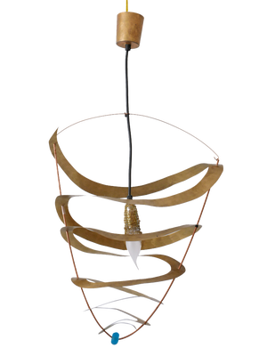 Postmodern Pendant Lamp, Italy, 1980s