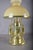 Nautical Gold-Plated Table Lamp with Glass Dome Shade, 1980s For Sale - Image 9 of 18