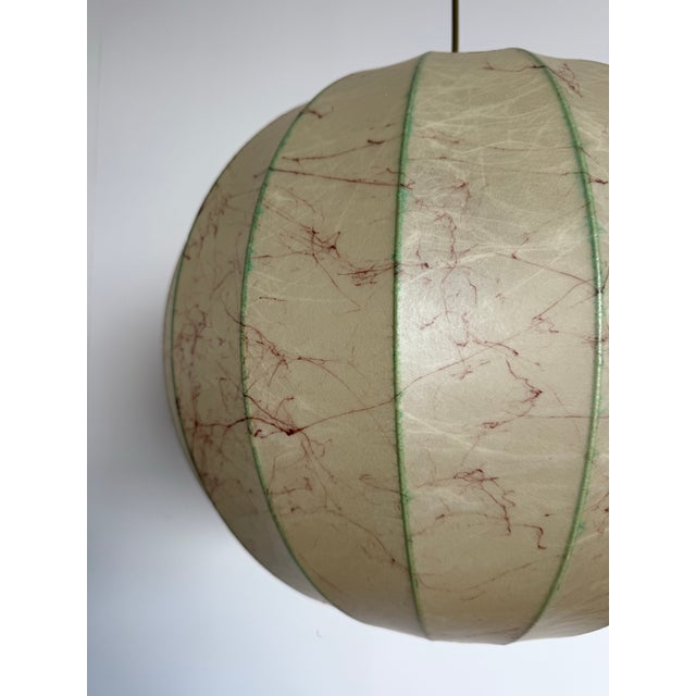 Modern 1970s Goldkant Leuchten Cocoon Pendant For Sale - Image 3 of 12