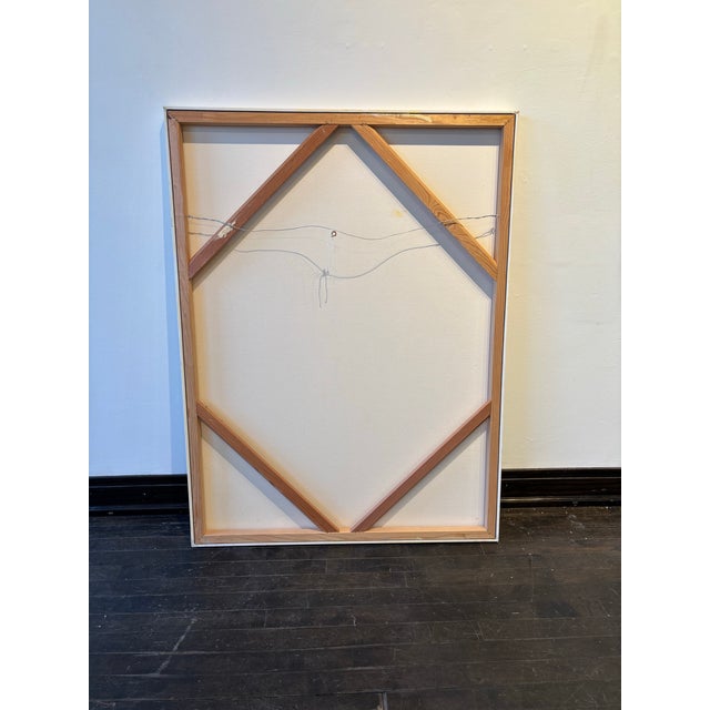 Figurative 1990s Gestural Abstract Figure Oil Painting on Canvas by Molly Schiff Hubbard Street Dance Chicago For Sale - Image 3 of 3