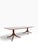 Wood Baker Furniture, Collector's Edition, Charleston Collection, Banded Mahogany, Double Pedestal Dining Table, Vintage. 3 Extra Leaves Included! For Sale - Image 7 of 10