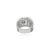 Metal Bochic 925 Silver Green Zirconia Cocktail Wide Band Ring- Size 6 For Sale - Image 7 of 11