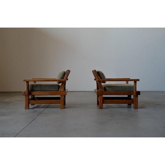 Brutalist Armchairs, Europe, 1960s, Set of 2 For Sale - Image 9 of 18