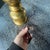 1960s Vintage Mid-Century Modern Gilded Lamp For Sale - Image 5 of 9