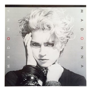 Vintage 1983 "Madonna" First Album Sire Record Co. Promo Collector's Poster For Sale