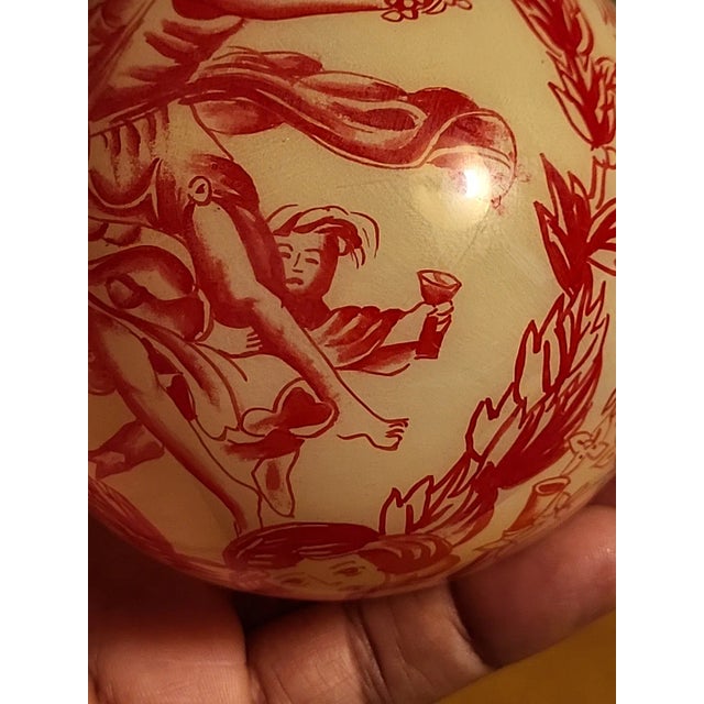 1990s Pierre Deux French Country Glass Christmas Ornament For Sale - Image 4 of 8