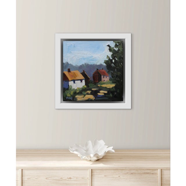 Textile Modern Contemporary Oil Painting Original For Sale - Image 7 of 8