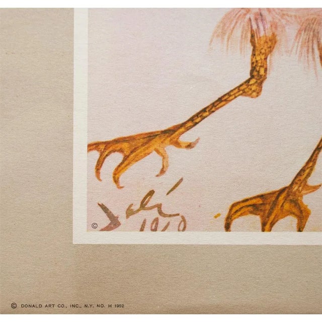 1951 After After Dali, "Birds" First and Only Edition Period Lithograph From the Mrs. Albert D. Lasker Collection For Sale In Dallas - Image 6 of 10