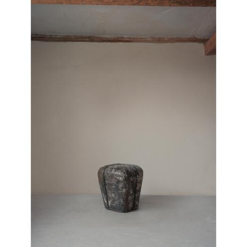 Ritual Side Table in Hemp Crete by Lucas Tyra Morten For Sale - Image 16 of 18