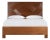 Swirl Rattan Standard Bed King, Golden Mahogany For Sale