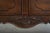 Vintage French Country Walnut Finish Low Dresser For Sale - Image 14 of 17