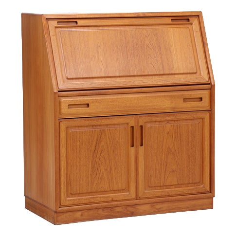 Danish Teak Secretary from Dyrlund For Sale