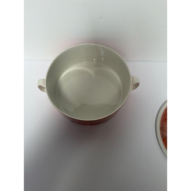 Contemporary 1980s Villeroy & Boch Siena Round Covered Vegetable Bowl with Lid For Sale - Image 3 of 7