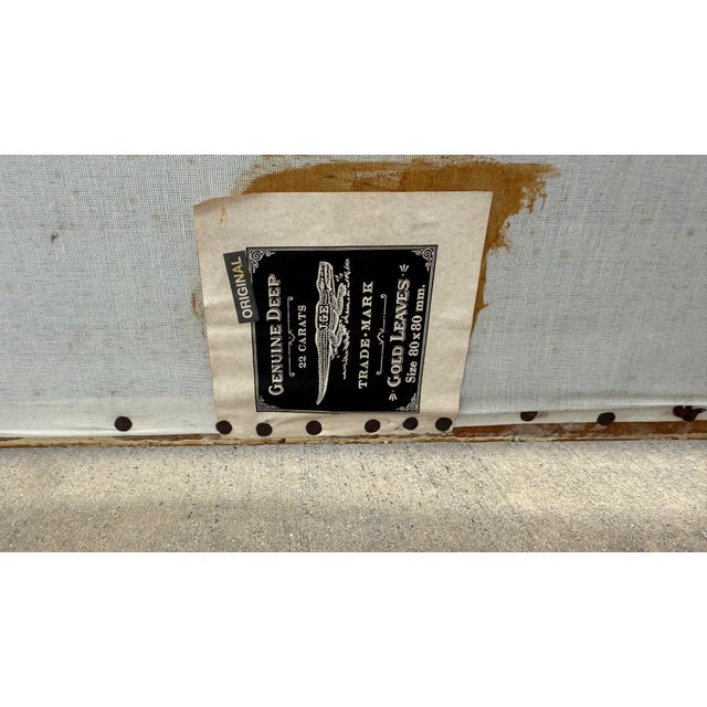 1950s Louis XVI Style Giltwood Settee With Scenic Tapestry Upholstery For Sale - Image 13 of 13