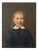 German School, Portrait Painting of a Young Girl, 1800s, Oil on Canvas, Framed For Sale