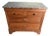 Chest of Drawers in Oak with Marble Top For Sale