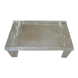 Vintage Acrylic Scheibe Bed Tray For Sale