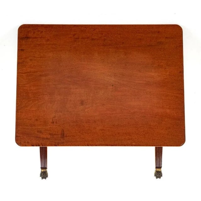 Regency Coffee Table in Mahogany For Sale - Image 4 of 6