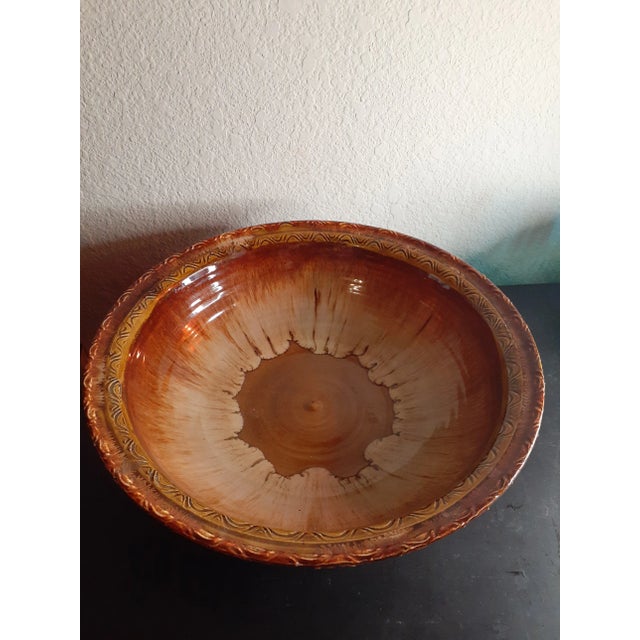 Vintage Signed Art Studio Dryden Pottery Decorative Bowl For Sale In Dallas - Image 6 of 7