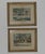 Set of 2 Vintage F. Richardson Murray Coral Gables House Portrait Watercolor Paintings, Framed For Sale - Image 10 of 11
