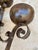 Pair of Big Spanish Hand-Forged Iron Wall Sconces, Mid-20th Century For Sale - Image 9 of 11