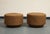 Contemporary Round Brown Suede Ottomans For Sale In New York - Image 6 of 18