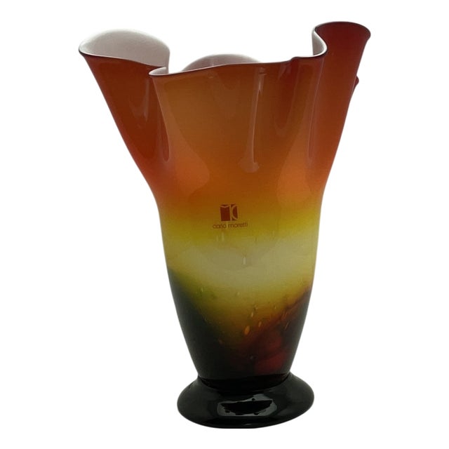 Vintage Vase by Carlo Moretti, 1990s For Sale