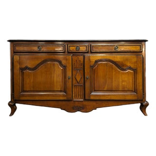 Provencal Style Buffet in Cherrywood For Sale