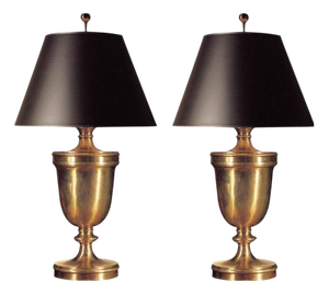 E. F. Chapman Classical Urn Table Lamps by Visual Comfort, Set of 2