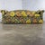 Boho Chic Late 20th Century Camelback Sofa W/Multicolored Patchwork Fabric & Tight Back by Rowe Furniture For Sale - Image 3 of 18