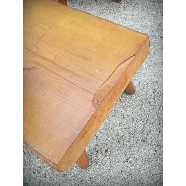 Vintage French Handcrafted Brutalist Chairs, 1960s, Set of 5 For Sale - Image 16 of 18