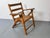Black Mid-Century Wooden Foldable Children's Chair, 1950s For Sale - Image 8 of 11