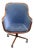 Ward Bennett for Brickel Associates High Back Executive Office Chair in Mahogany Lacquered Ash, Circa 1975 For Sale