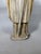15th-century limestone sculpture of a standing bishop, Saint Bishop, wearing a mitre and holding his episcopal staff in...