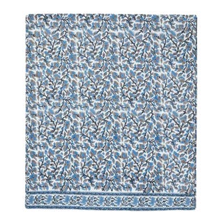 Anna King Bed Blue Fitted Sheet For Sale