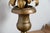 1960s Neoclassical Style Brass Palm Frond Tole Table Lamp - Pair For Sale - Image 4 of 15