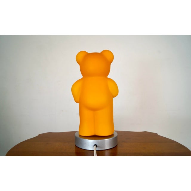 1990’s Postmodern Pop Art Lumibear Glass Table Lamp For Sale In Los Angeles - Image 6 of 12