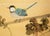 "Tit and Chrysanthemums", Showa Era Japanese Painted Silk Bybu Screen For Sale - Image 11 of 18